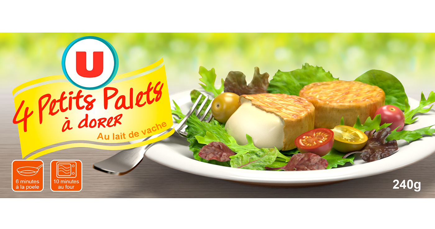 illustration 3D fromage alimentaire