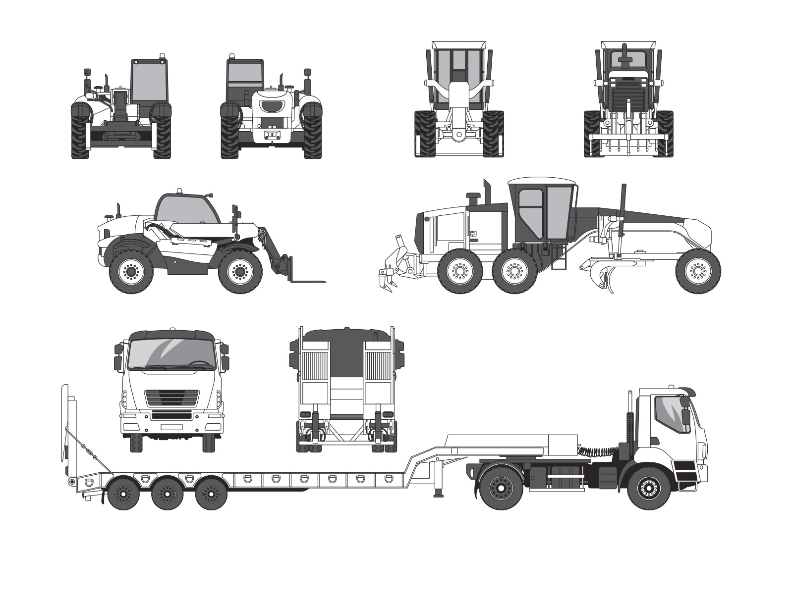 Aurelien-boudault-Vehicule-trait-camion-elevateur-niveleuse