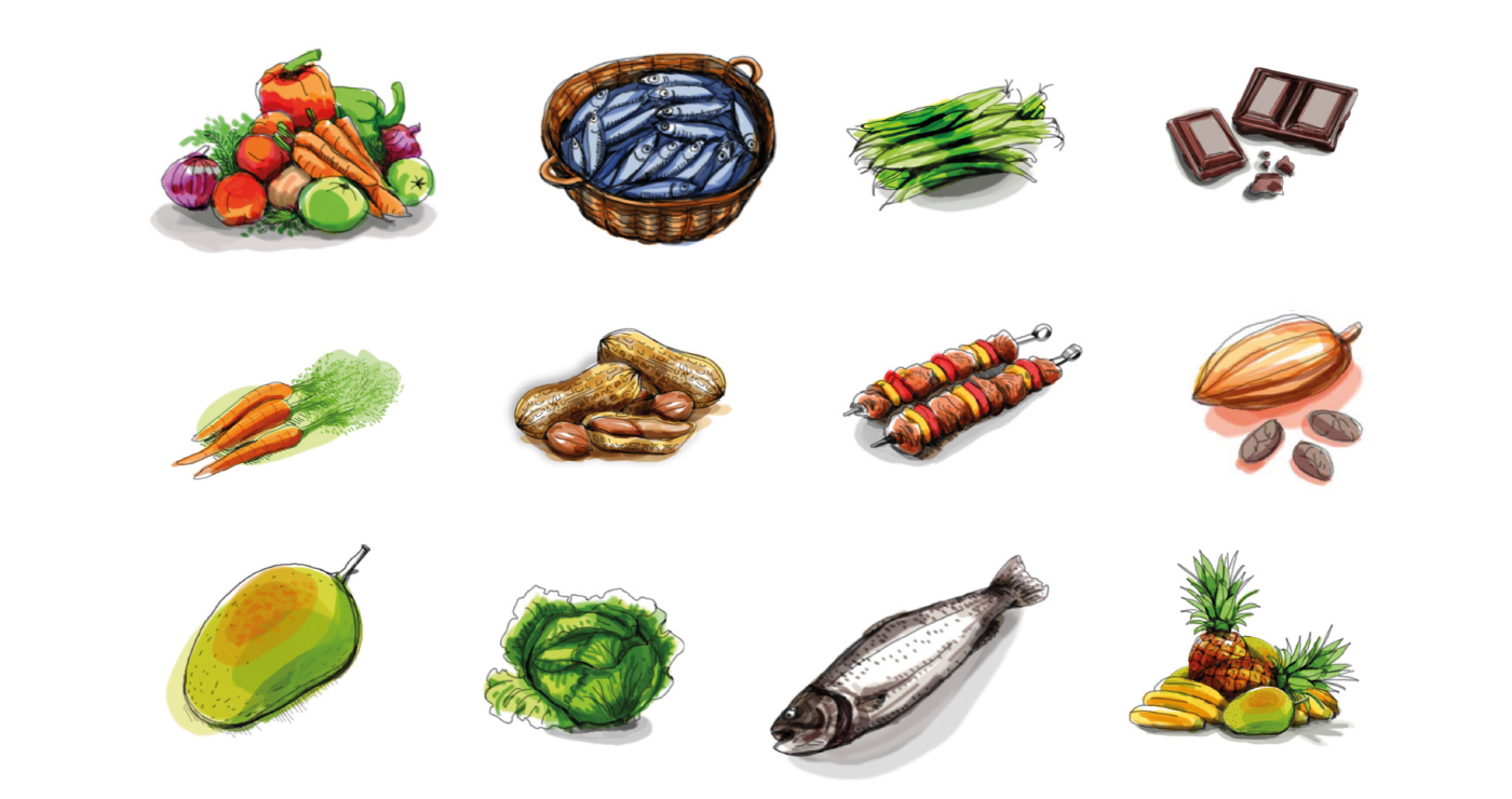 gabrielle illustration food 03