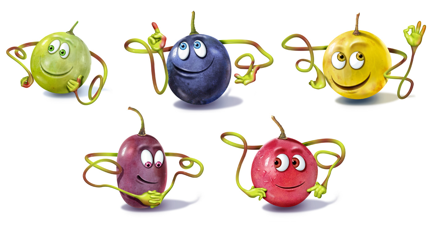 illustration 3D francois poulain raisins 04