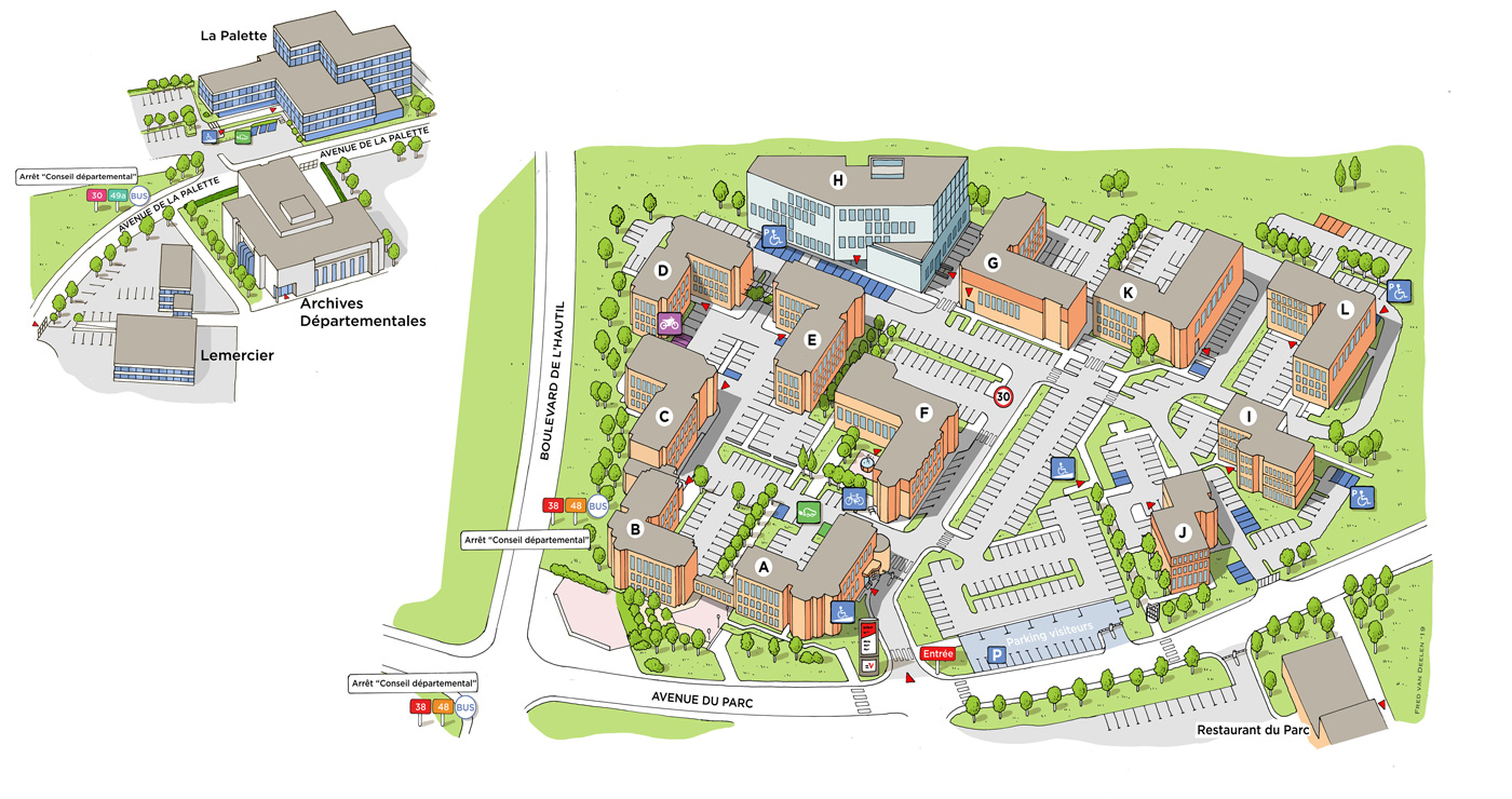 illustration fred van deelen cartes val doise