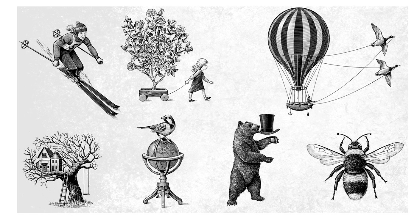 illustration frederik gravure animaux objets 02 1