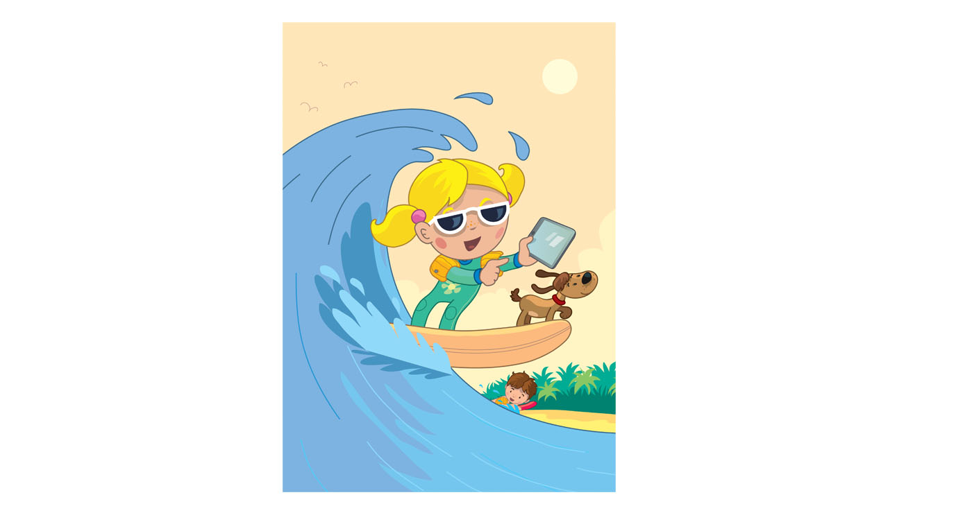 illustration vernius lili surf