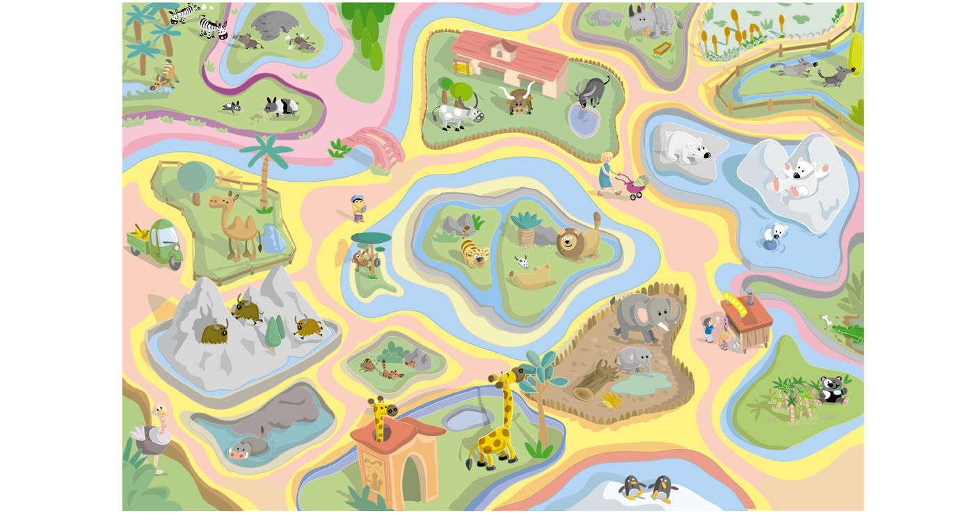 illustration vernius zoo