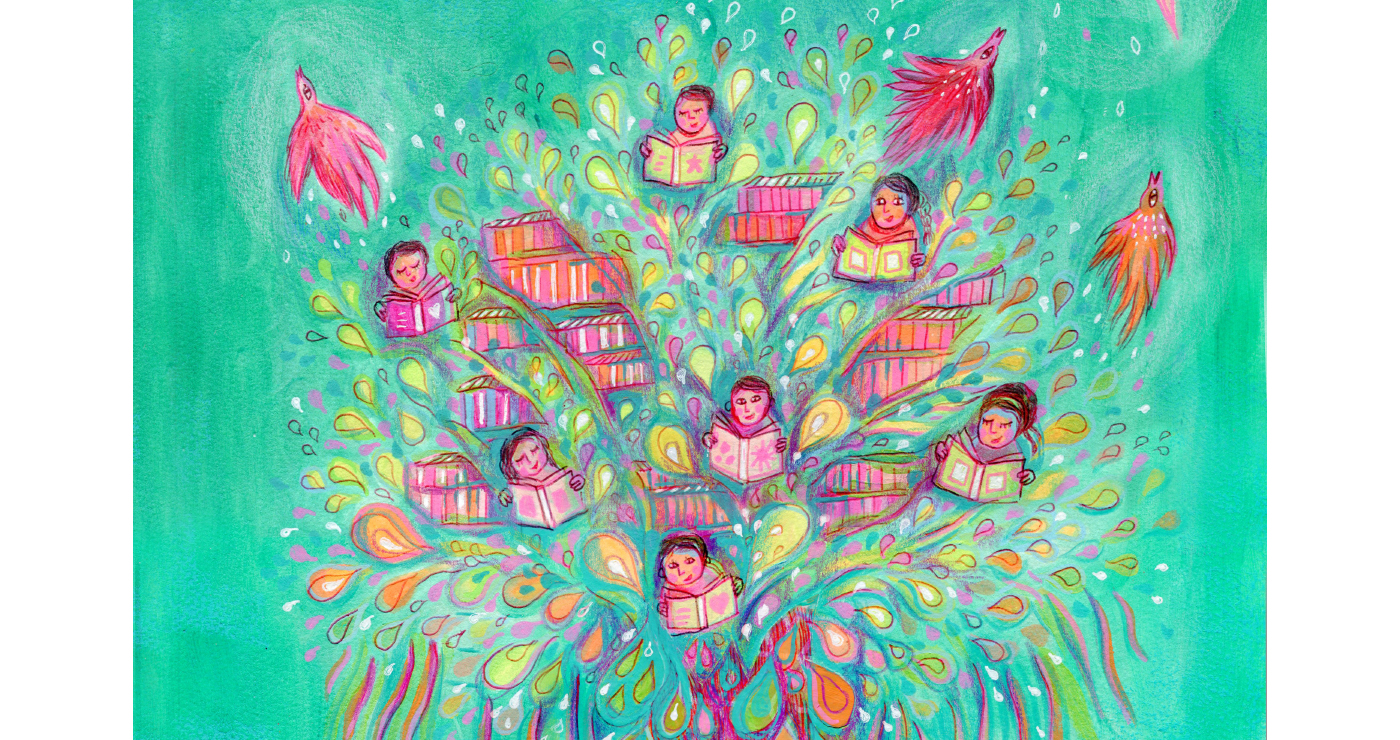 illustration gabrielle bibliotheque 01