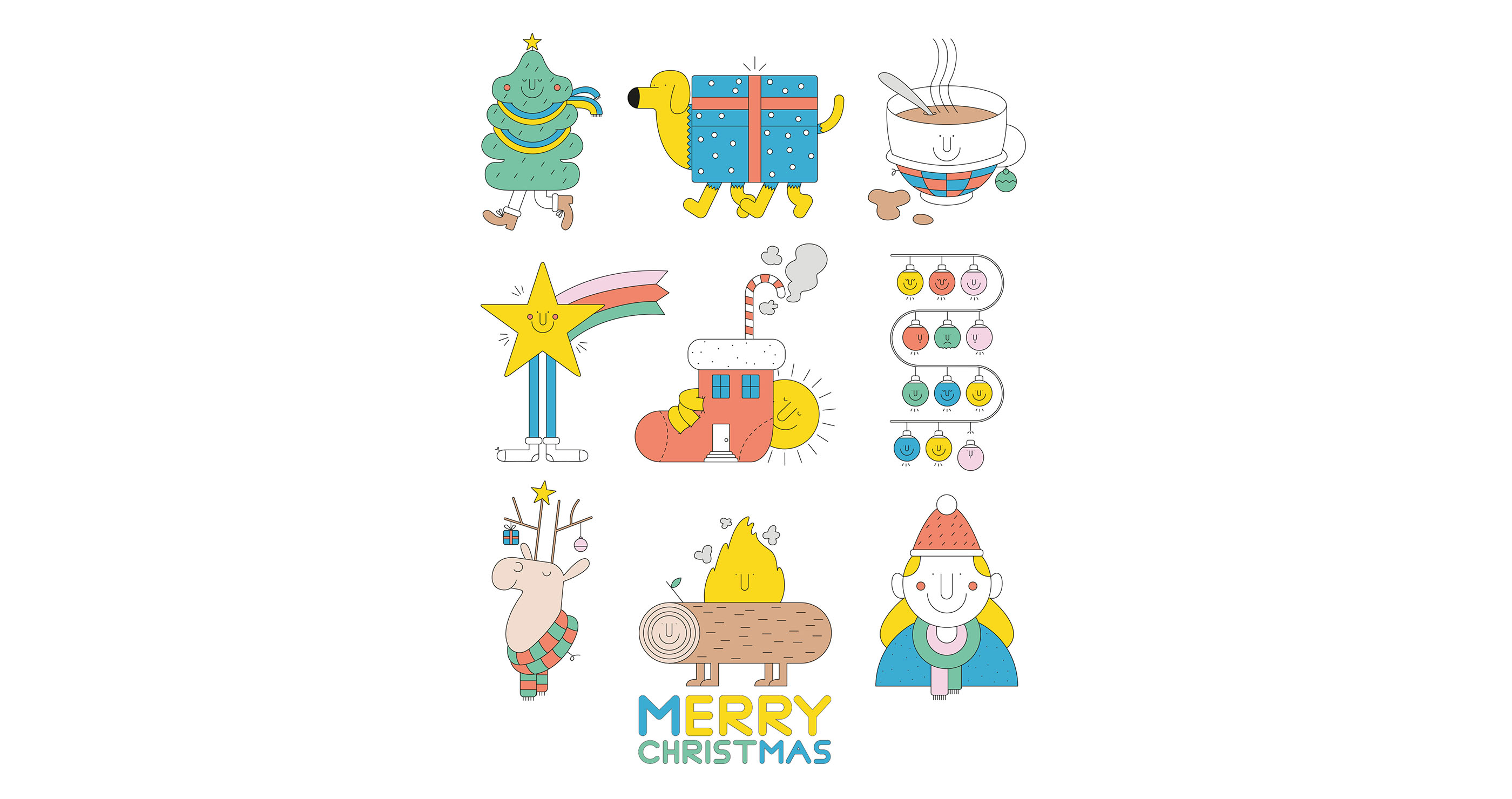 illustrations thomas gaudinet Merry Christmas