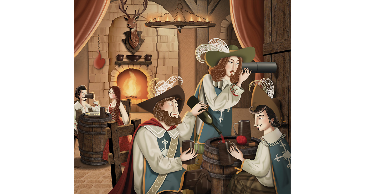 mllevalentine-illustration-rough-story-board-animation-editions-les-trois-mousquetaires-lun-et-lautre