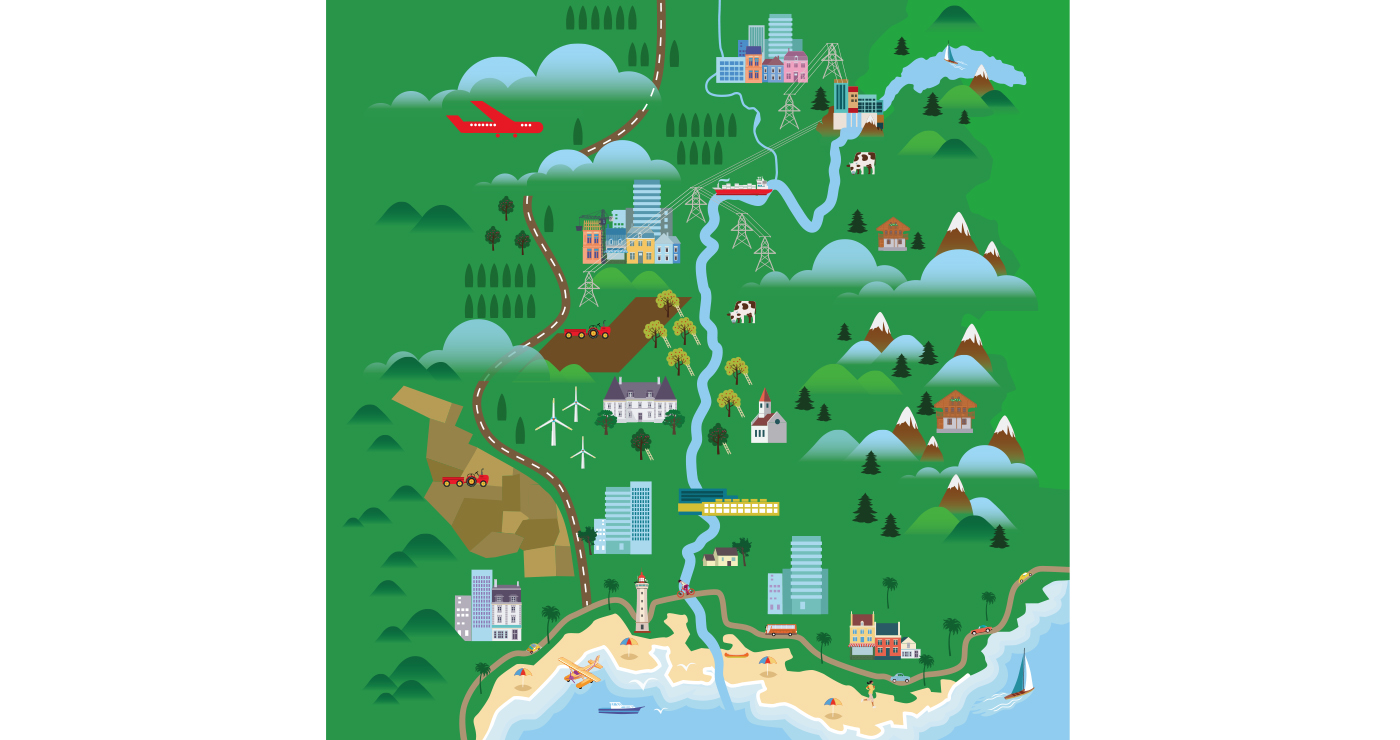 odeka illustration rough story board animation paper art rhone carte lun et lautre